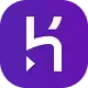 Logo of Heroku