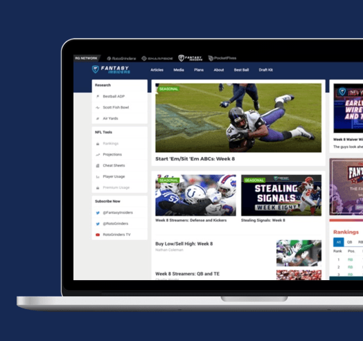 FantasyInsiders app screenshot — Problem & Solution