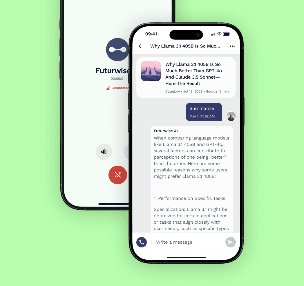FuturWise app screenshot — Digital Dialogue: Enhance Your Knowledge