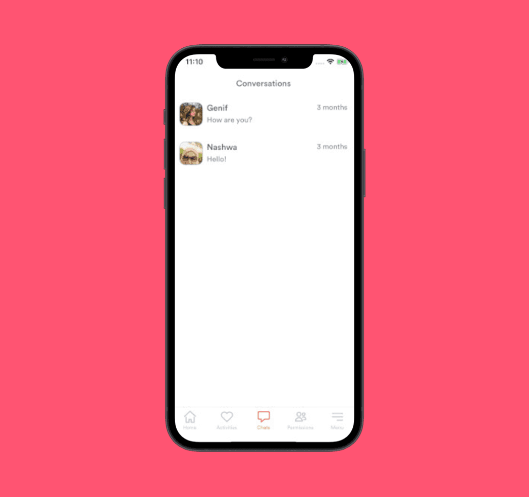 Tazawaj app screenshot — Seamless communication
