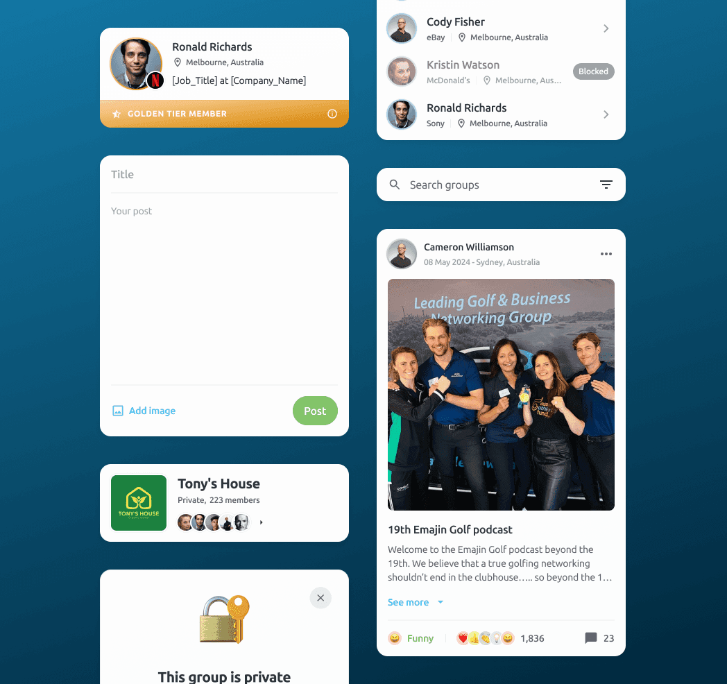 EmajinGolf app app screenshot — The Challenge