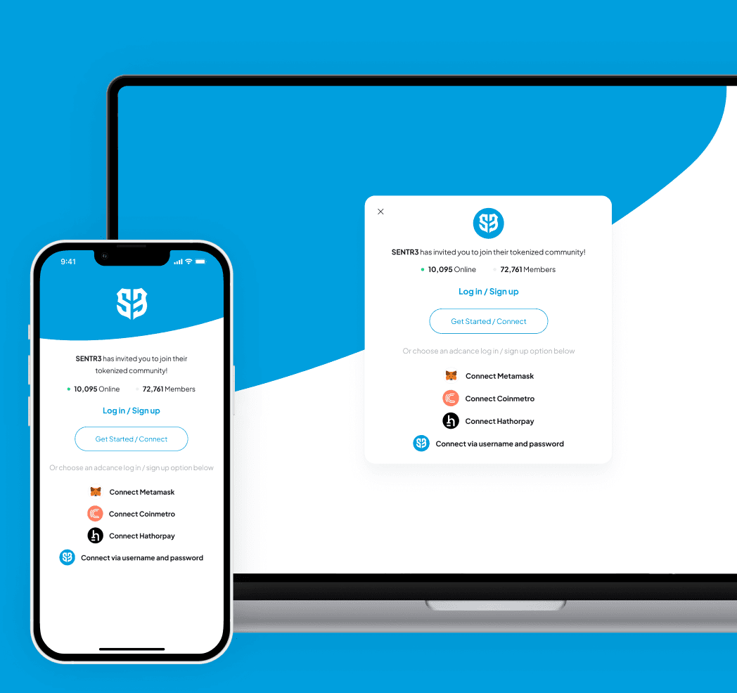 Sentr3 app screenshot