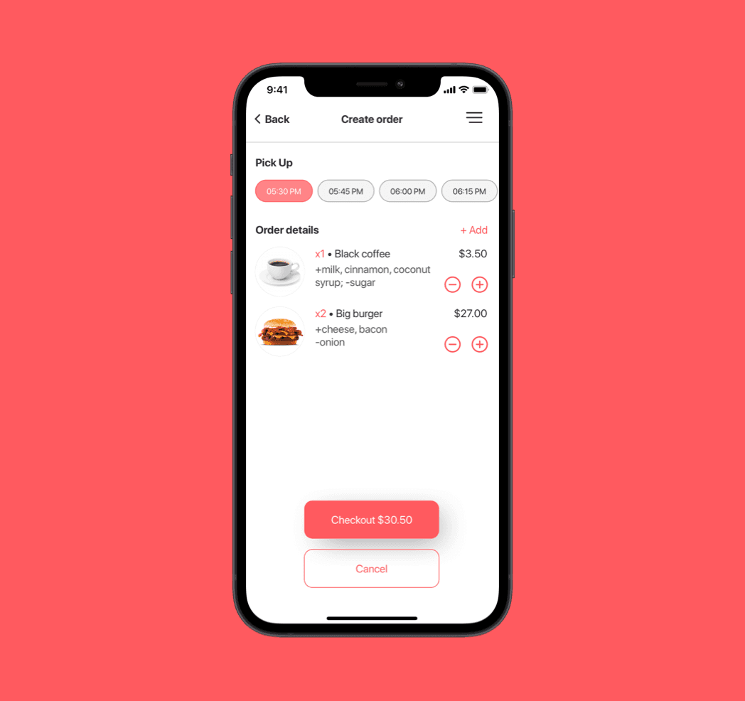 BFast app screenshot — Seamless payment transfer between customers and Vendors