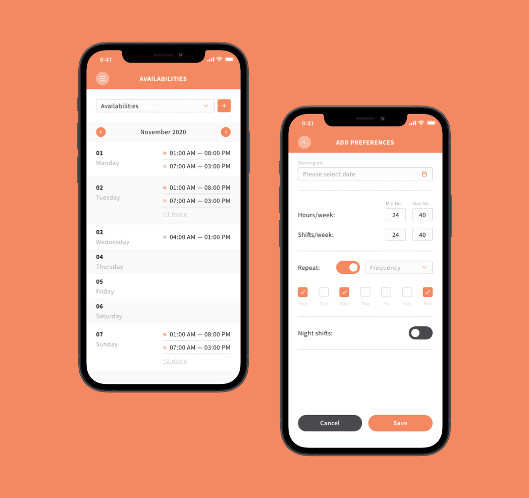 WorkAxle app screenshot — Let employees manage themselves