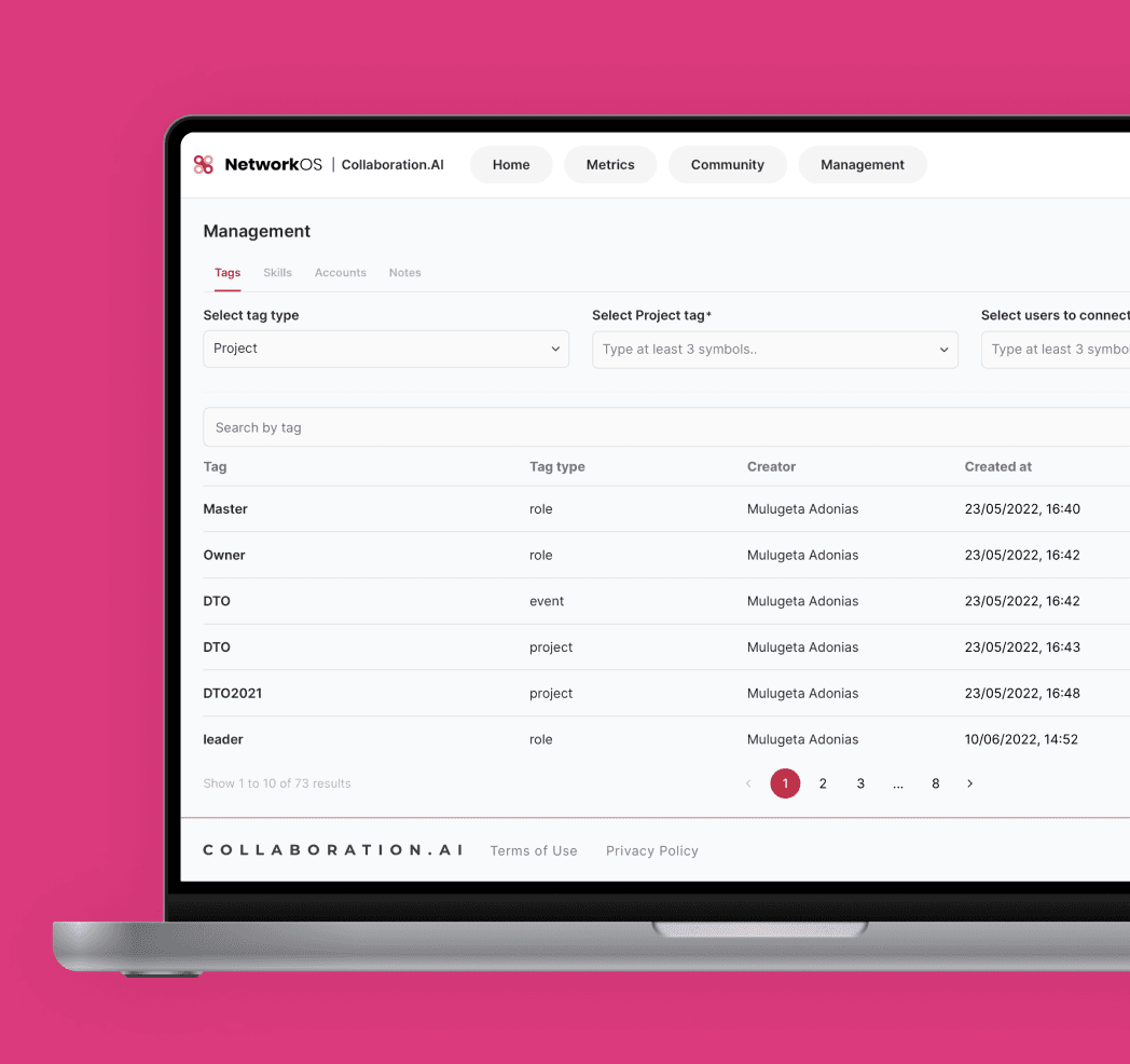 NetworkOS app screenshot — Security at the Core