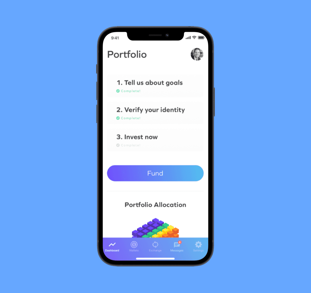 BitFinance app screenshot — Safe & Secure
