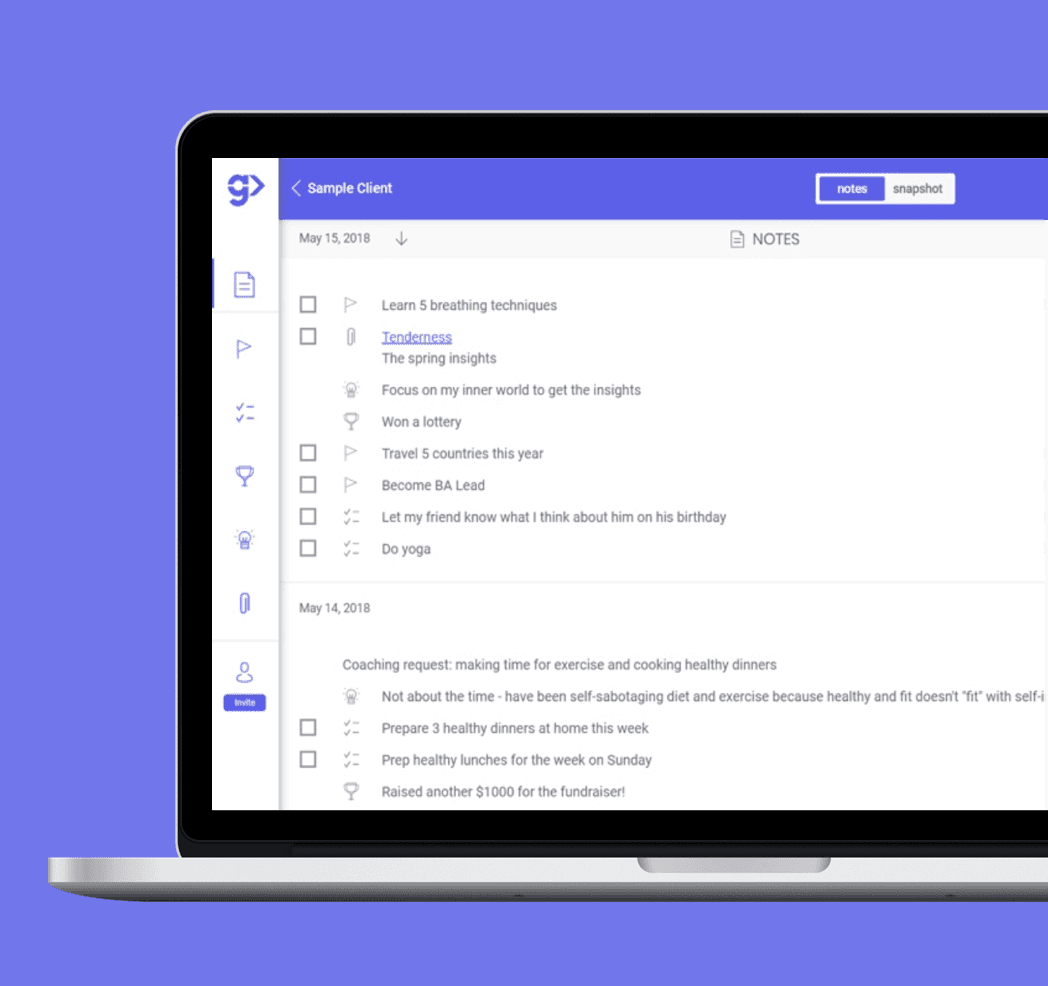 Guided app screenshot — Smart Notes