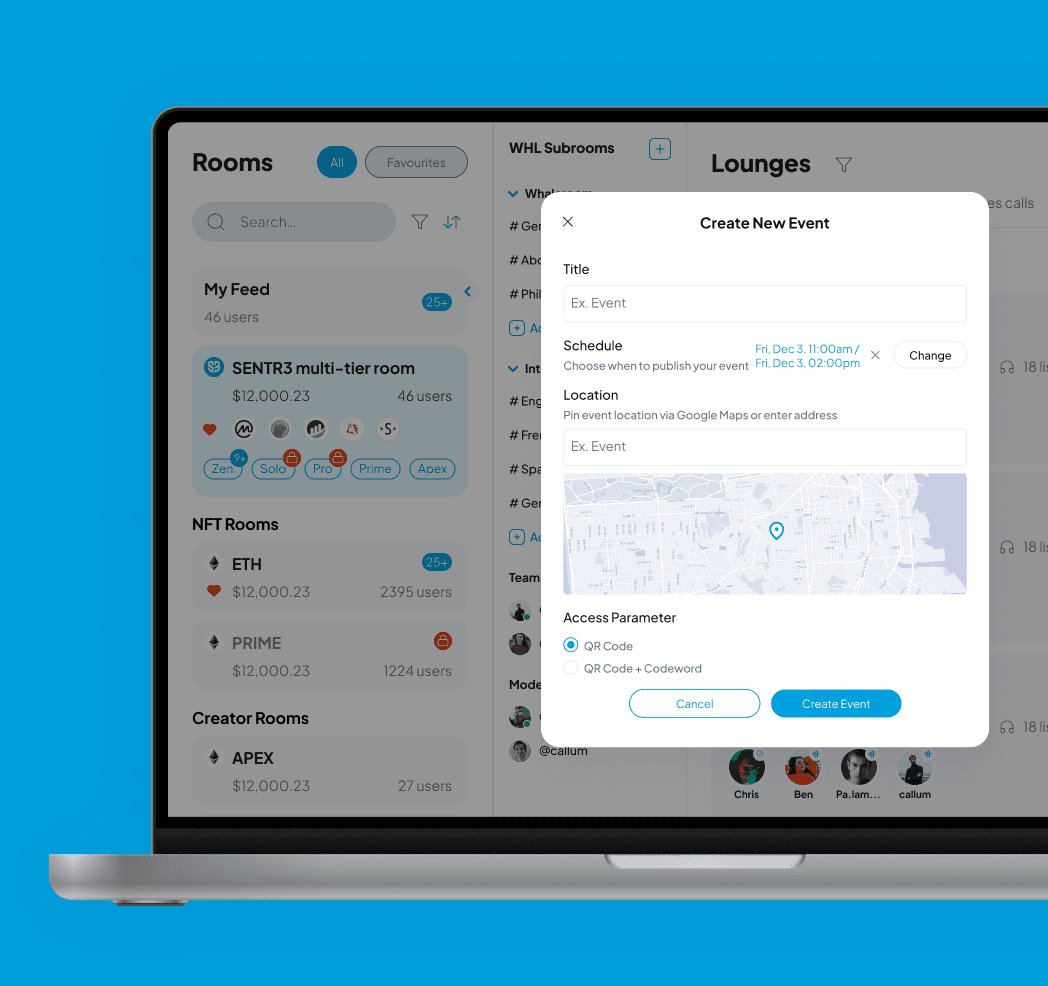 Sentr3 app screenshot